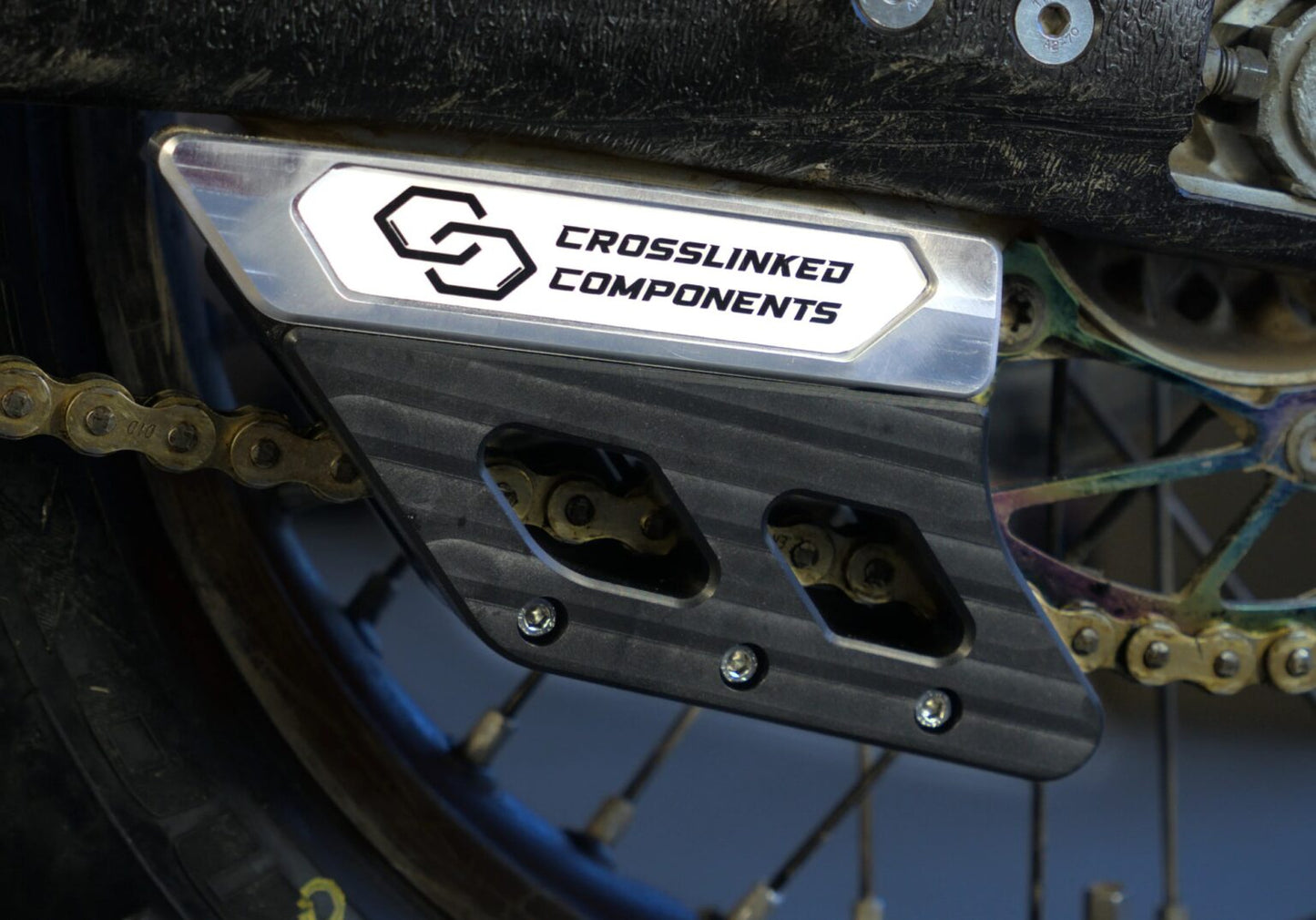 Crosslinked Components Chain Guide Swing Arm Guard KTM HUSQVARNA GAS GAS 15-24