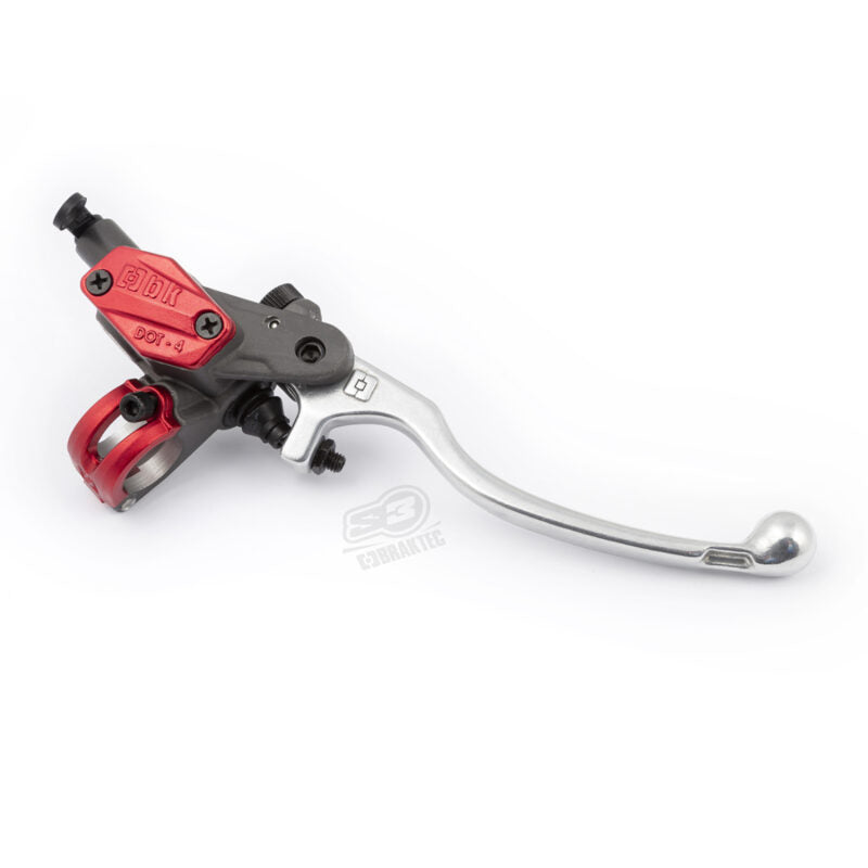 S3 parts BRAKTEC – TRIAL Front Brake Master Cylinder 9.5mm – RED