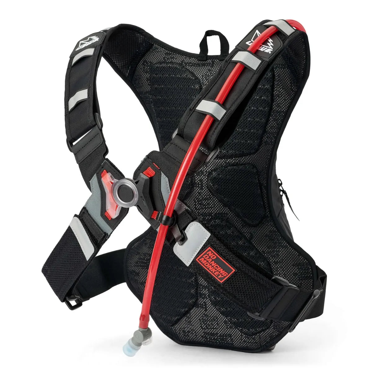 USWE Moto Hydro 8 Adventure Fit Hydration Backpack, Carbon Black