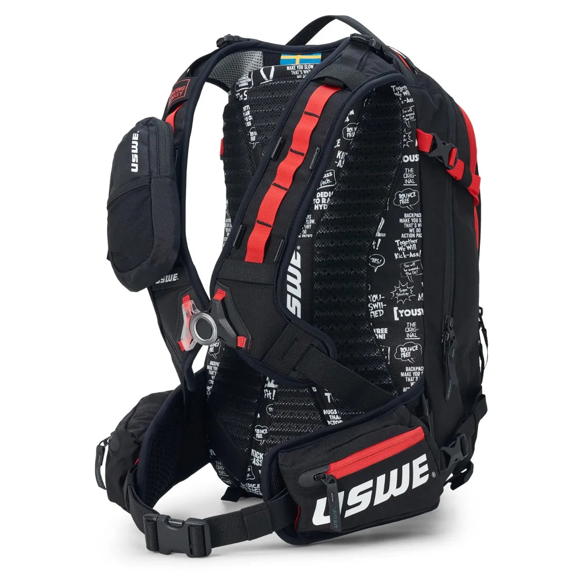 USWE CORE 25 Daypack – Black/Red