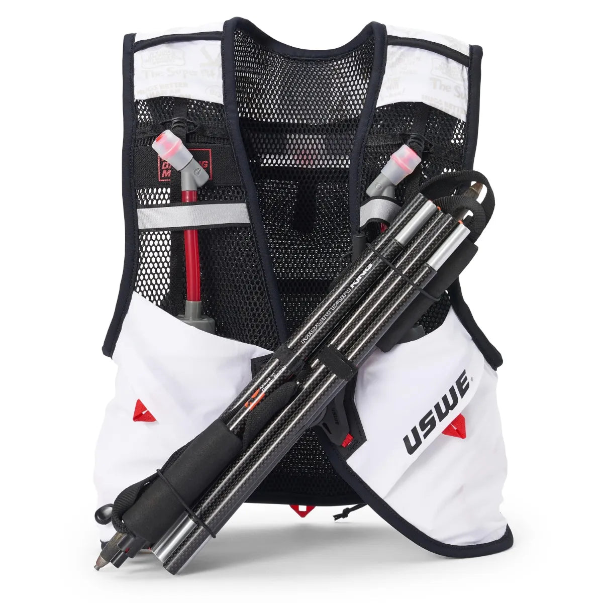 USWE Pace 8L Trail Running Vest – Cool White