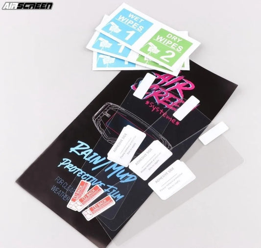 AirScreen Rain/Mud Hydrophobic 50mm Universal Film (Pack of 3)