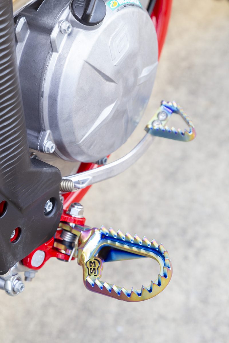 S3 parts ‘TITANIUM PUNK’ Enduro Footrests ‘BACK and LOW’ ALL MODELS