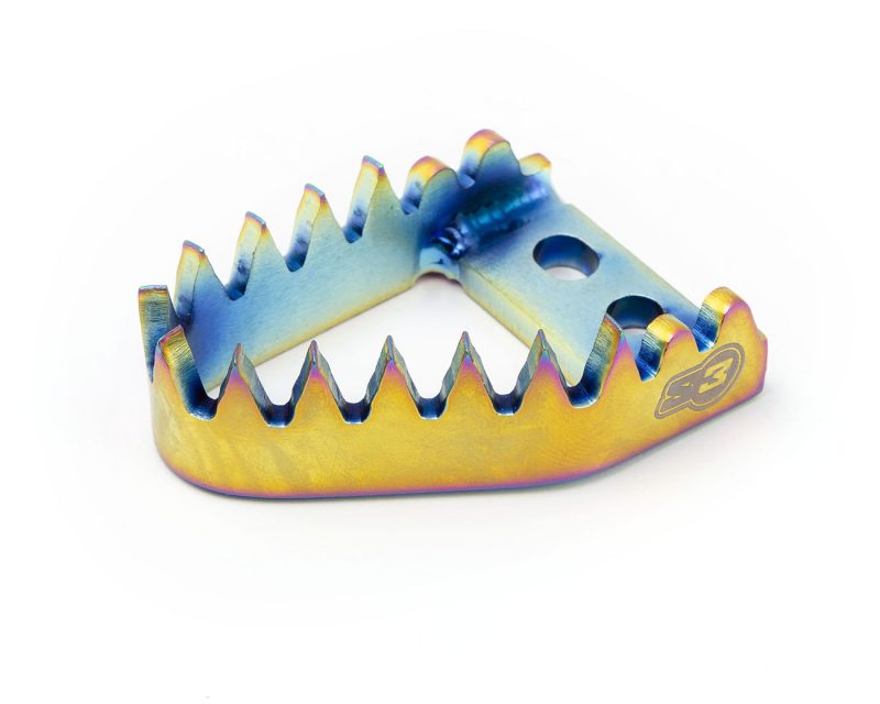 S3 parts Rear brake pedal tip TITANIUM ‘PUNK’ – BETA / SHERCO / RIEJU + GASGAS(old)