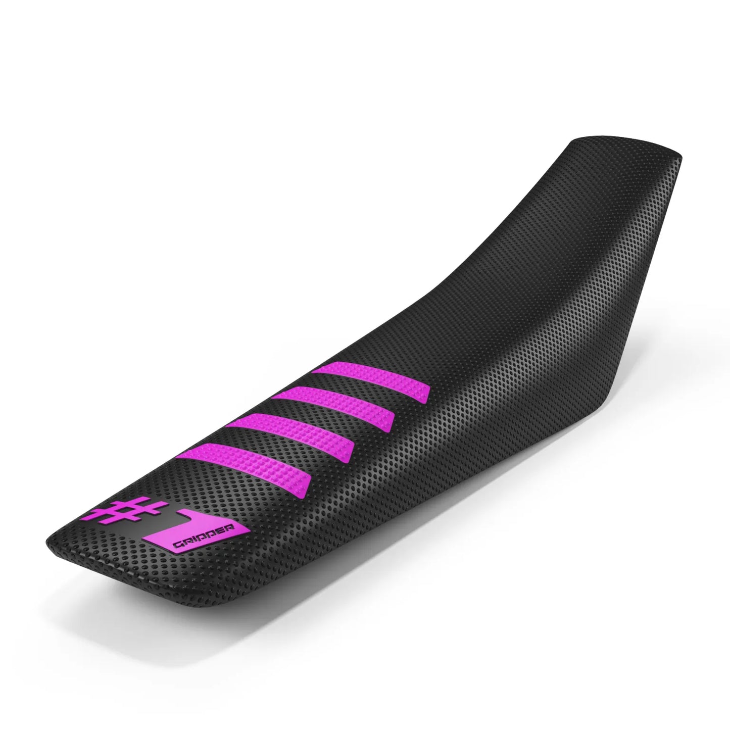 One Gripper Seat Cover RIBBED – Black with Pink Ribs