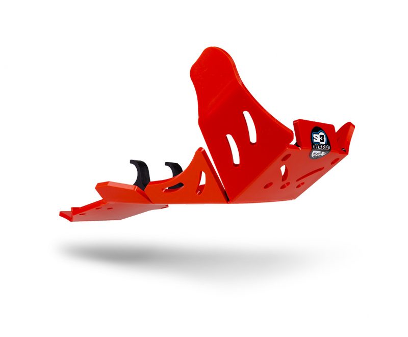 S3 parts Hard Enduro Protector ‘BUNKER’ – HUSKY/GASGAS 250/350 4T- RED – 2021 to 2023