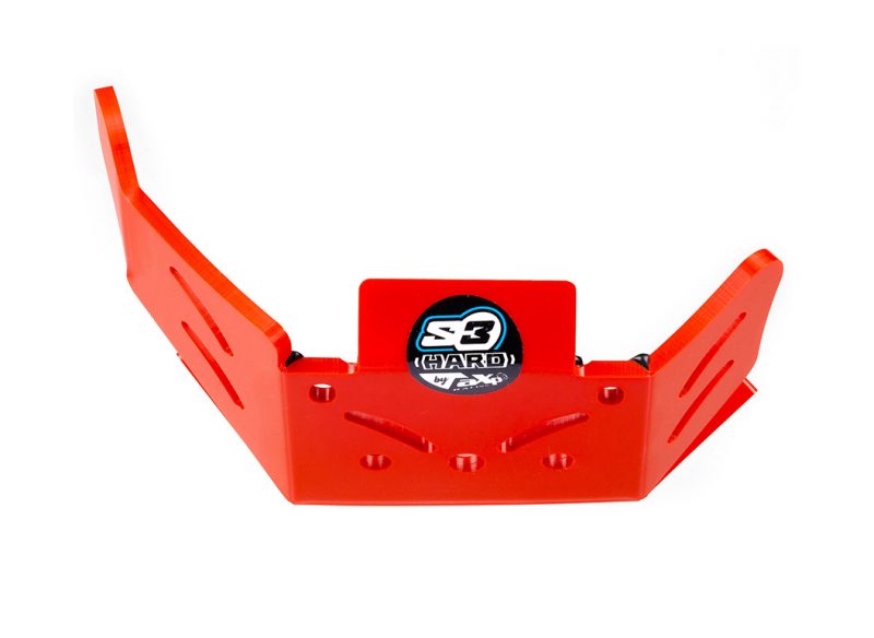 S3 parts Hard Enduro Protector ‘BUNKER’ – HUSKY/GASGAS 250/350 4T- RED – 2021 to 2023