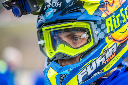 AirScreen AERO EX MR1 Goggles with Opening Lens (Mario Roman #74 Signature Goggles)