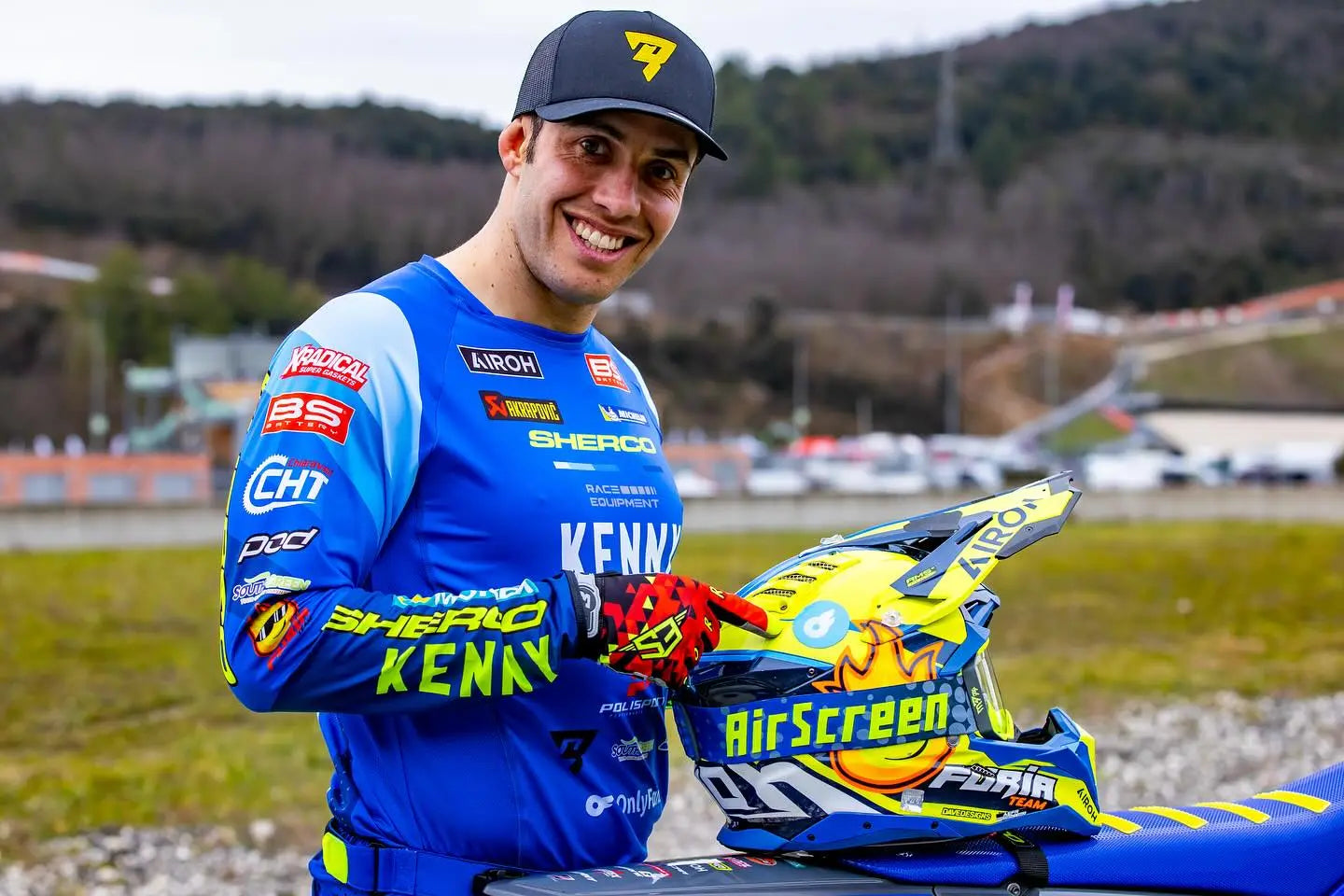 AirScreen AERO EX MR1 Goggles with Opening Lens (Mario Roman #74 Signature Goggles)