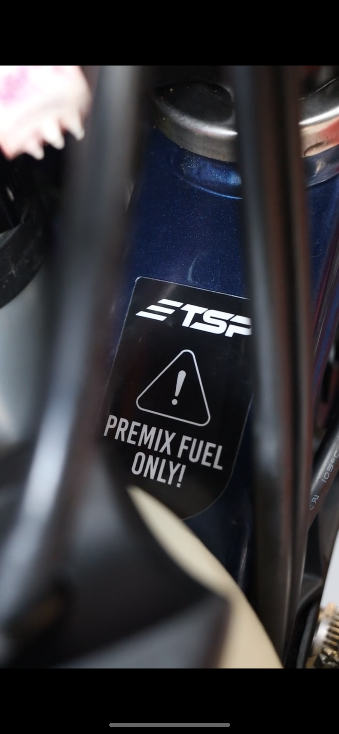 TSP KTM HUSKY GAS GAS TPI TBI OIL INJECTION DELETE STICKER