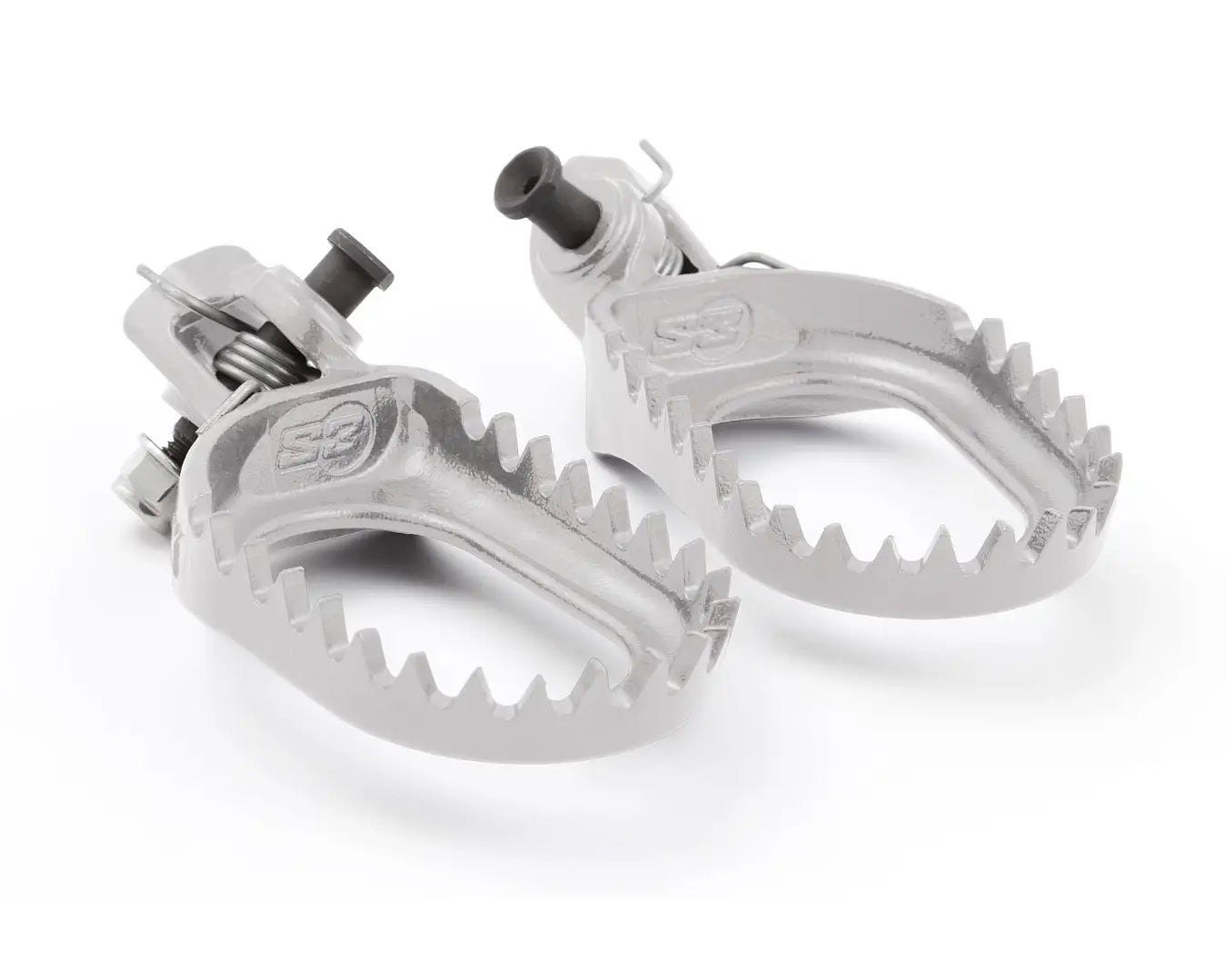 S3 parts ‘PUNK’ Enduro Footrests – KTM/HUSKY/GG/BETA – ‘BACK and LOW’ – NEW 2024 TBI & BETA Fitment