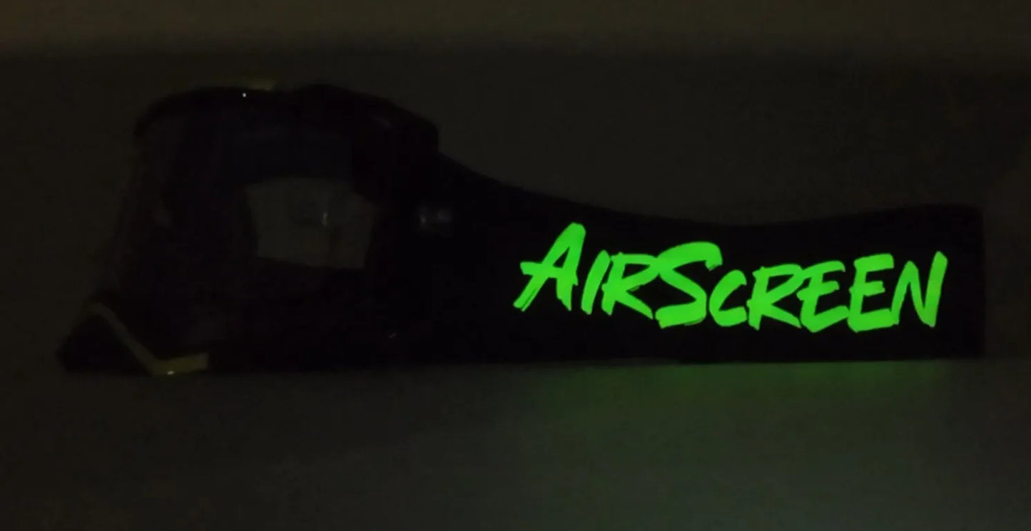 AirScreen AERO EX LE2 Goggles with Opening Lens – Limited Edition (Glossy Black / Neon Yellow)
