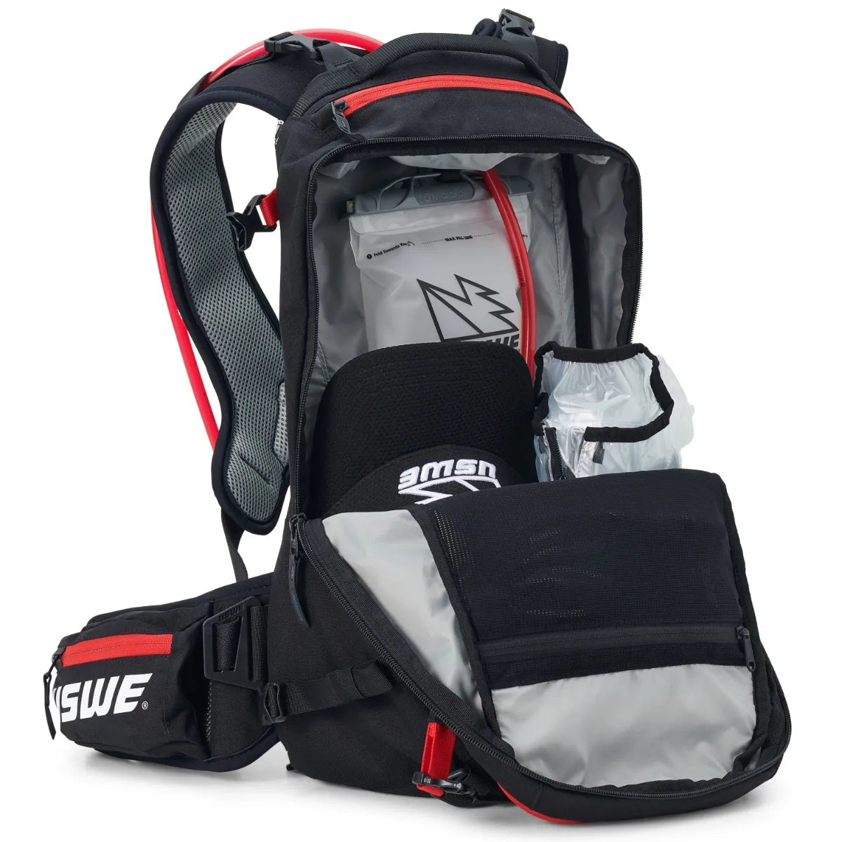 USWE CORE 25 Daypack – Black/Red