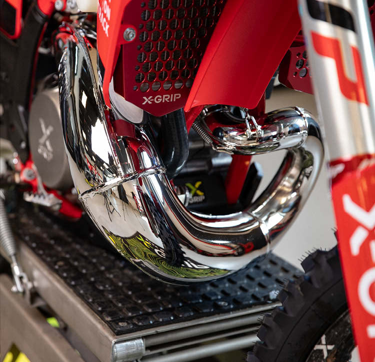 X-GRIP EXHAUST PIPE FACTORY SHINY