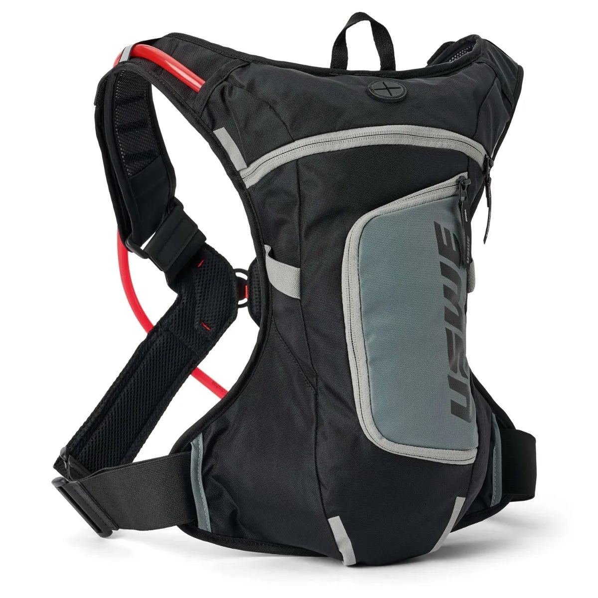 USWE Moto Hydro 4 Adventure Fit Hydration Backpack, Carbon Black