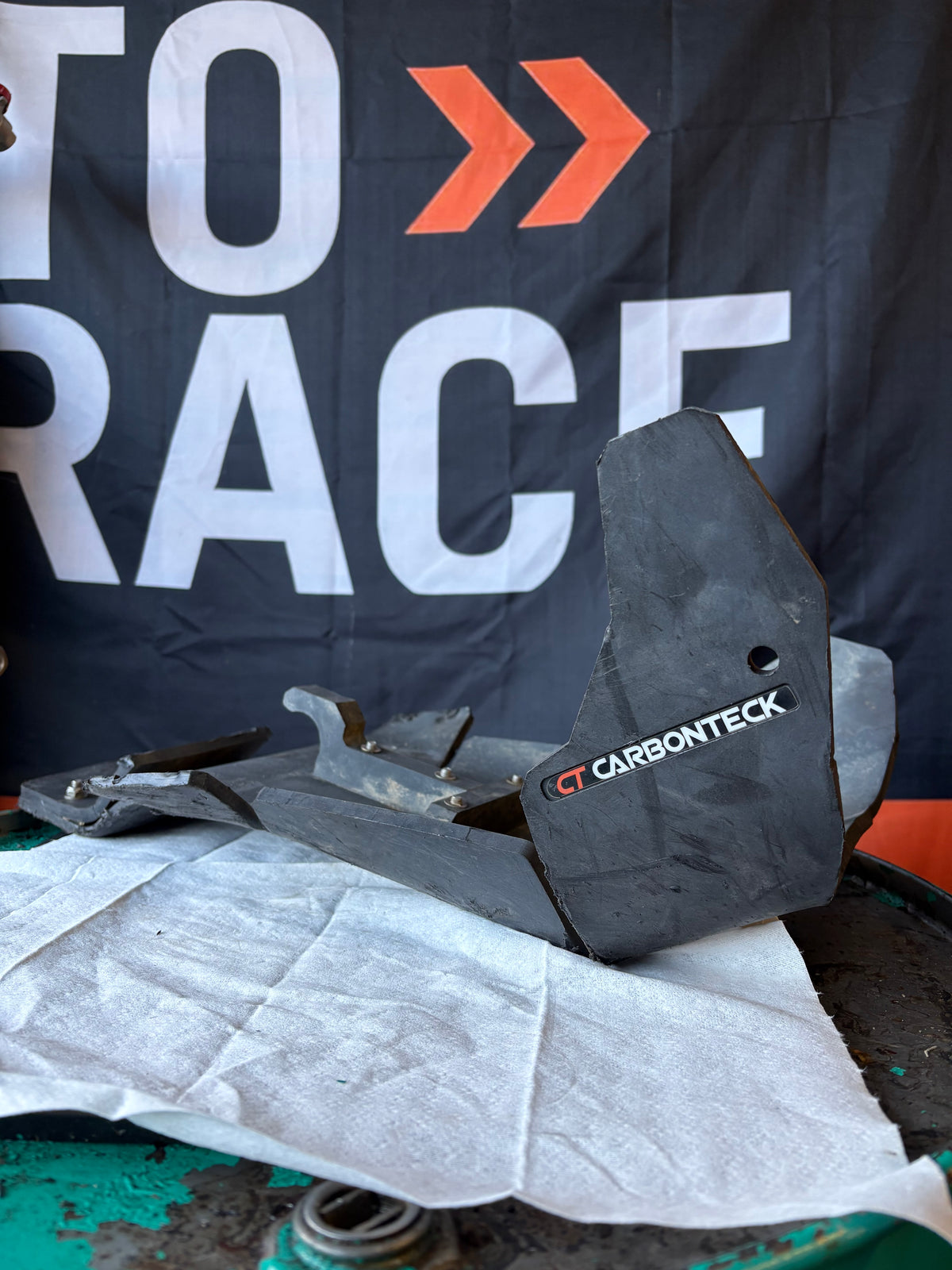 Carbonteck skid plate linkage 20-23 TPI KTM HUSQVARNA GAS GAS USED