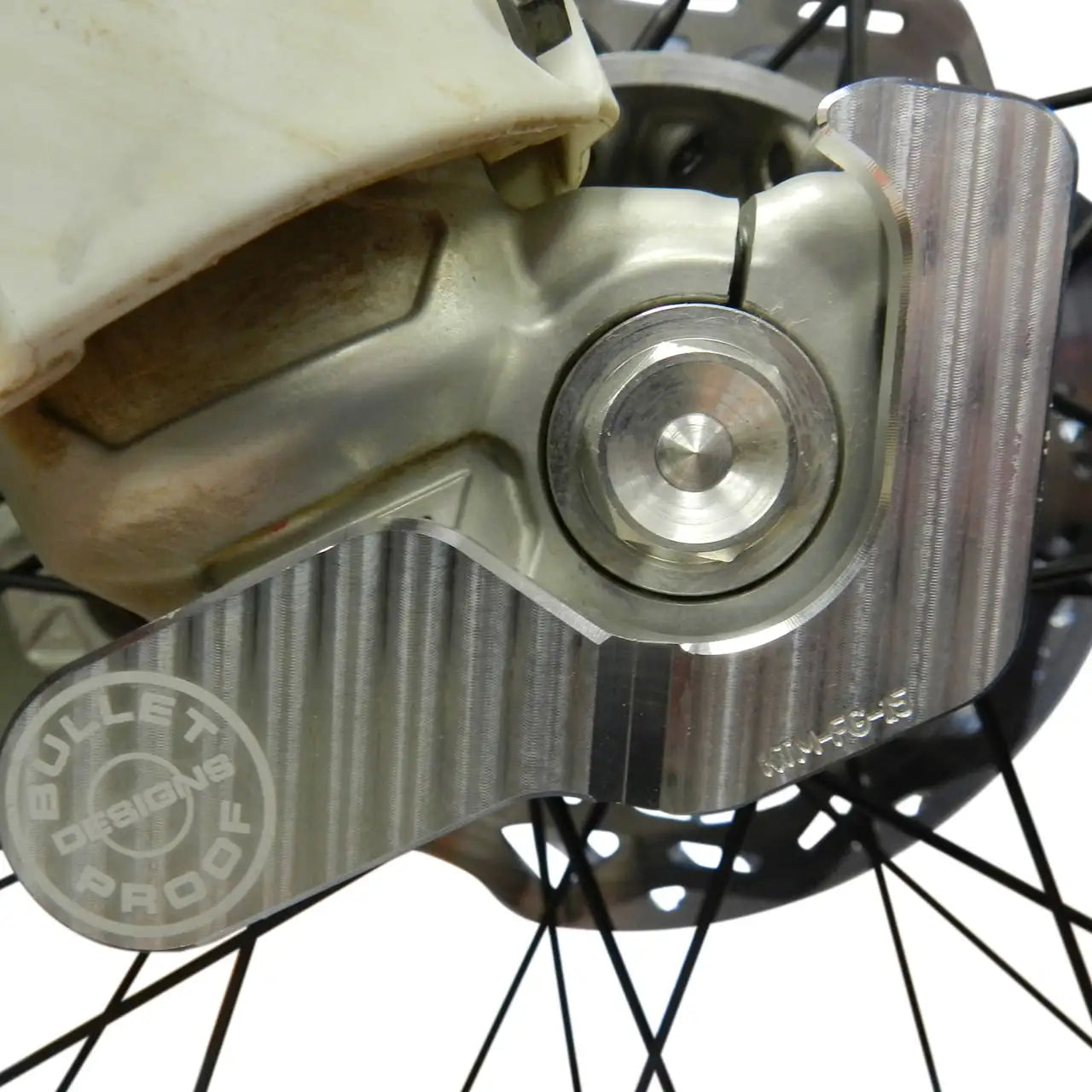 Bullet Proof Designs FORK LUG GUARD (right hand side) for KTM, Husqvarna, Gas Gas and Sherco with WP forks