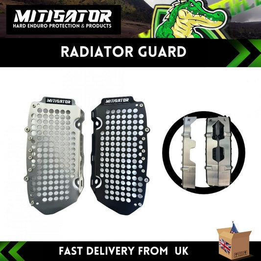 MITIGATOR CNC Radiator Guard Fits Ktm 2017-2025 Husqvarna 2016-2025 Gasgas 2021-2024