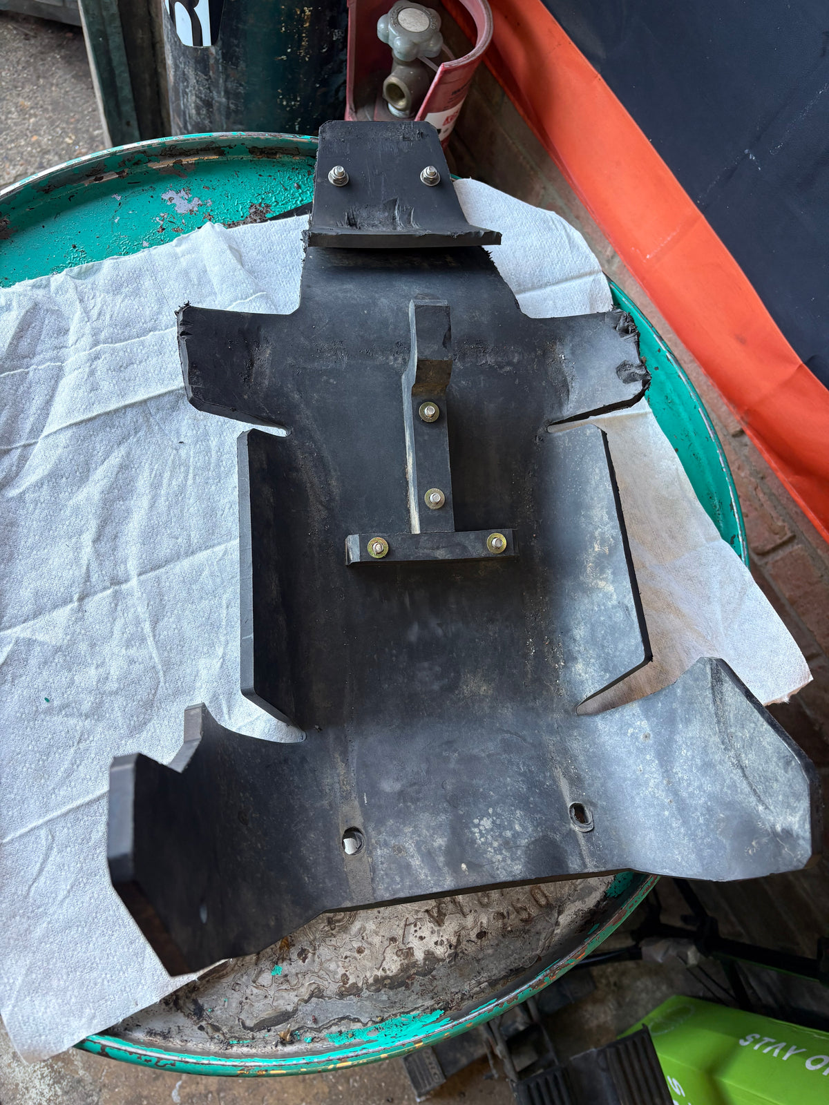 Carbonteck skid plate linkage 20-23 TPI KTM HUSQVARNA GAS GAS USED
