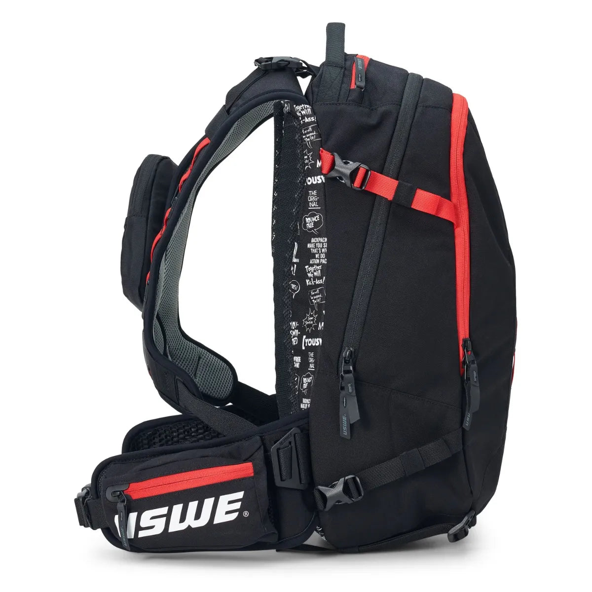 USWE CORE 25 Daypack – Black/Red