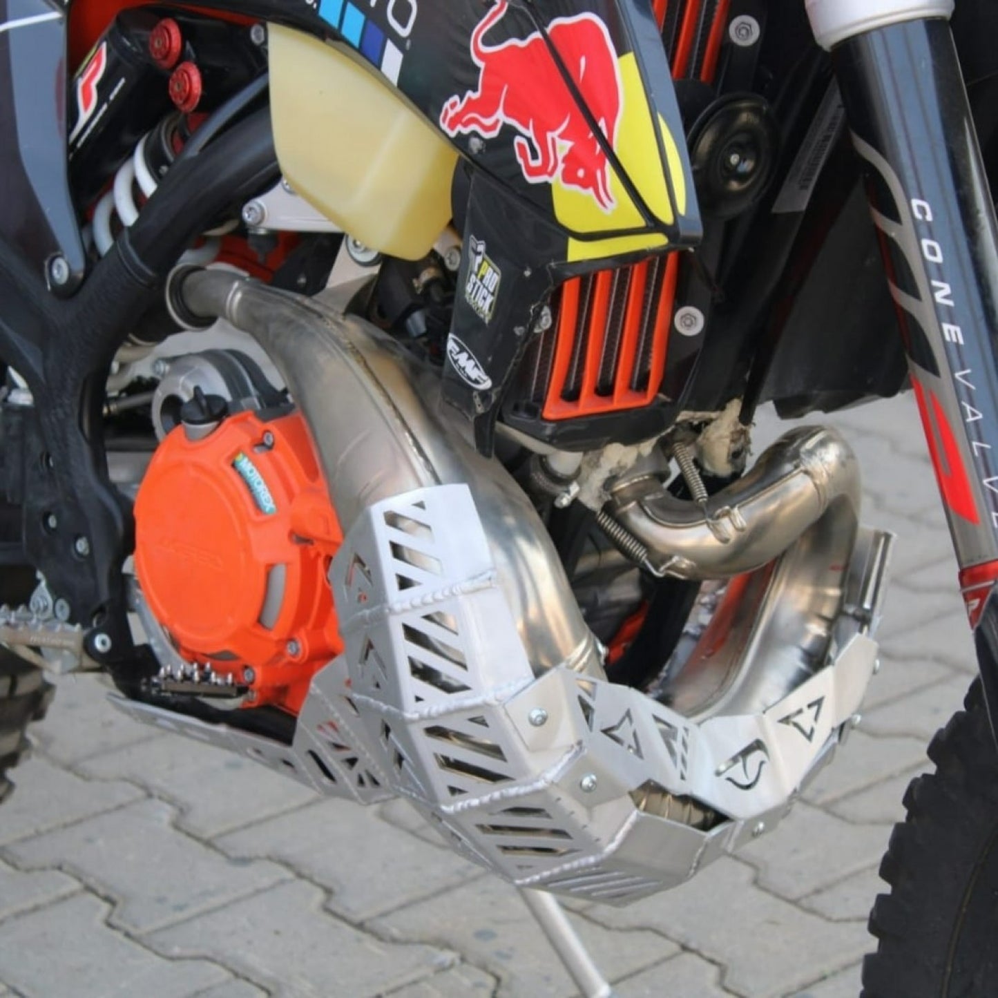 MITIGATOR Skid Plate (Bash Plate) With Pipe Guard Fits KTM TPI (XC-SX-XC-EXC-XC-W) 2019-2023 Husqvarna (TX/TX ) 2019-2023 Gasgas (EC ) 2021-2023