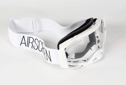 AirScreen AERO X2 EX goggles with opening lens (White)