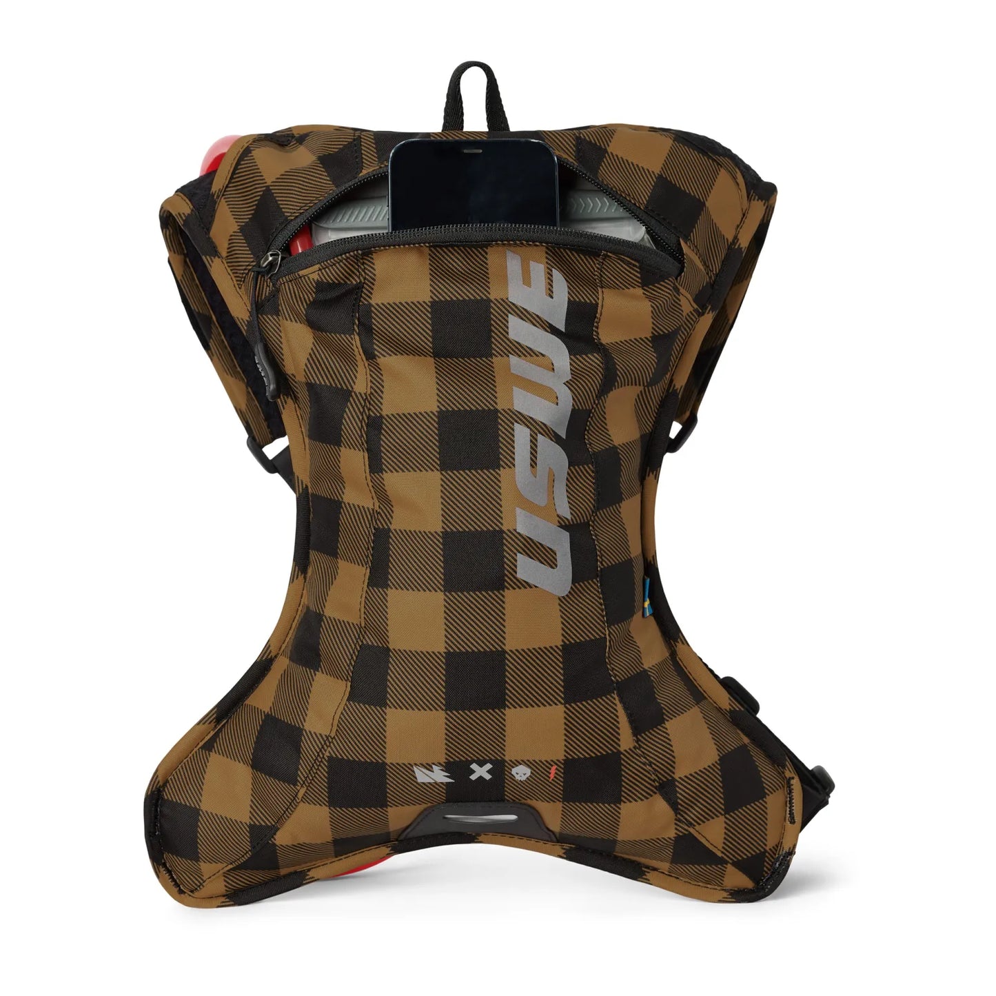 USWE Outlander XC 2 Hydration Pack with 1.5L Elite Bladder – Flannel Bronze/Black
