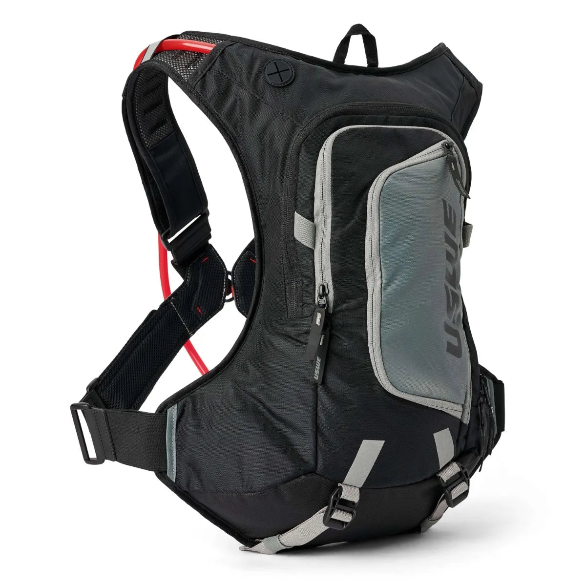 USWE Moto Hydro 12 Adventure Fit Hydration Backpack, Carbon Black