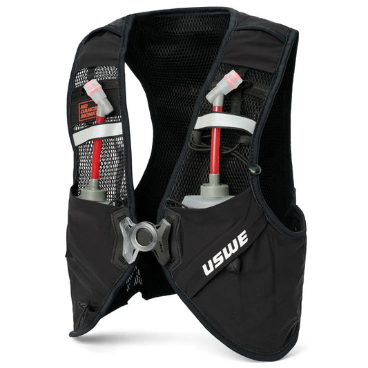 USWE Pace 8L Trail Running Vest – Carbon Black