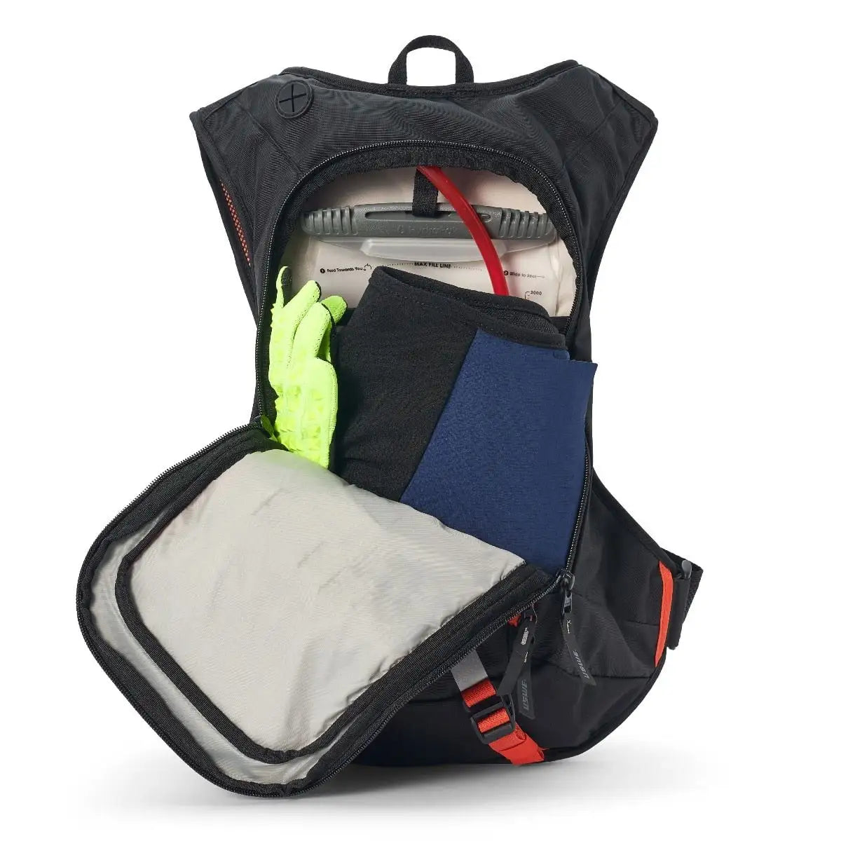 USWE Moto Hydro 12 Hydration Pack (a.k.a Raw 12) – Black/Orange