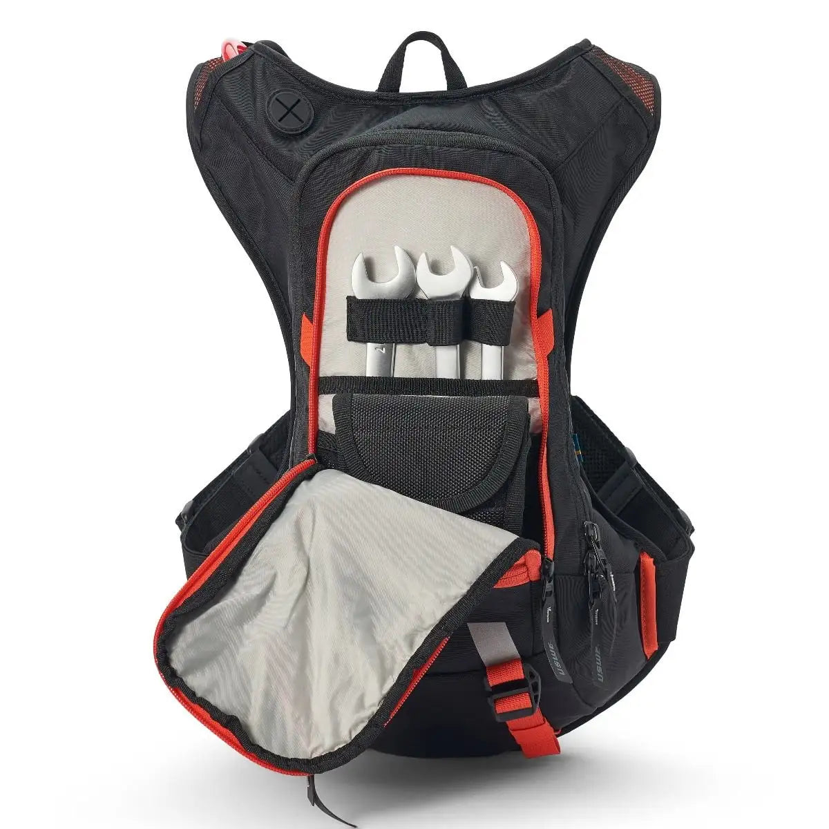 USWE Moto Hydro 12 Hydration Pack (a.k.a Raw 12) – Black/Orange