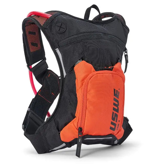 USWE Moto Hydro 3 Hydration Pack (a.k.a Raw 3) – Black/Orange