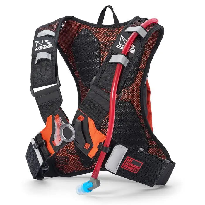 USWE Moto Hydro 3 Hydration Pack (a.k.a Raw 3) – Black/Orange