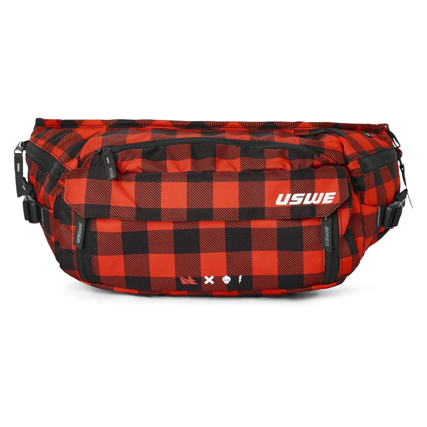 USWE Waist 6 Hip Pack – Black / Red