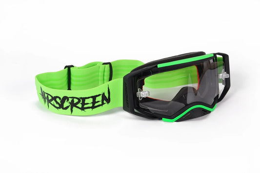 AirScreen AERO 07 EX Goggles with Opening Lens (Fluorescent Green / Black)
