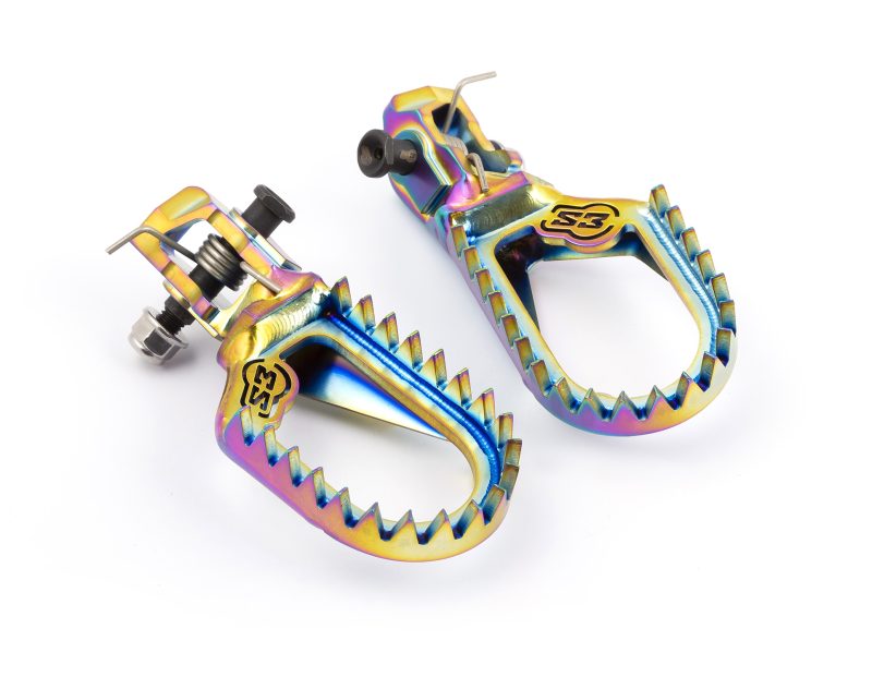 S3 parts ‘TITANIUM PUNK’ Enduro Footrests ‘BACK and LOW’ ALL MODELS