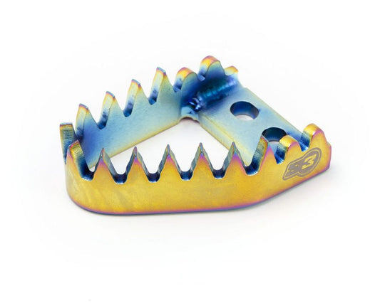 S3 parts Rear brake pedal tip TITANIUM ‘PUNK’ – BETA / SHERCO / RIEJU + GASGAS(old)