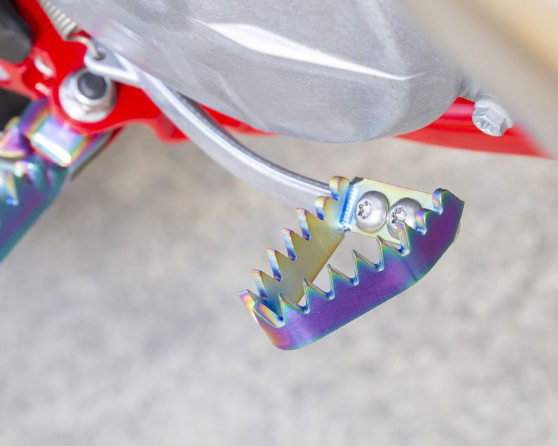 S3 parts Rear brake pedal tip TITANIUM ‘PUNK’ – KTM / HUSKY / GASGAS 17-23