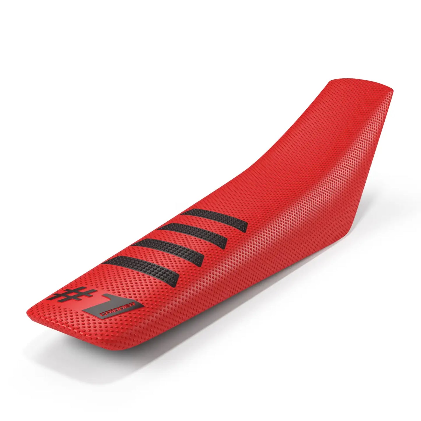 One Gripper Seat Cover RIBBED – Red with Black Ribs