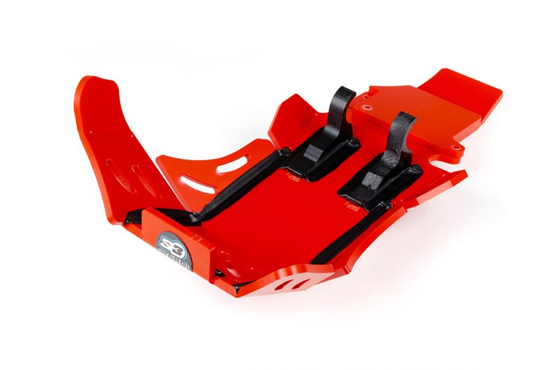 S3 parts Hard Enduro Protector ‘BUNKER’ – HUSKY/GASGAS 250/350 4T- RED – 2021 to 2023
