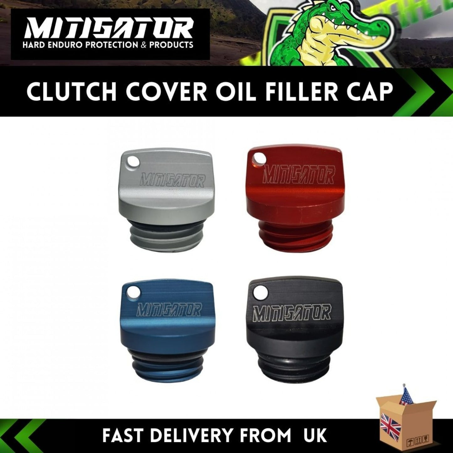 MITIGATOR Oil Filler Cap For Clutch Cover Fits Ktm 2013-2024 Husqvarna 2014-2024 Gasgas 2021-2024 (M23*3 mm clutch cover)