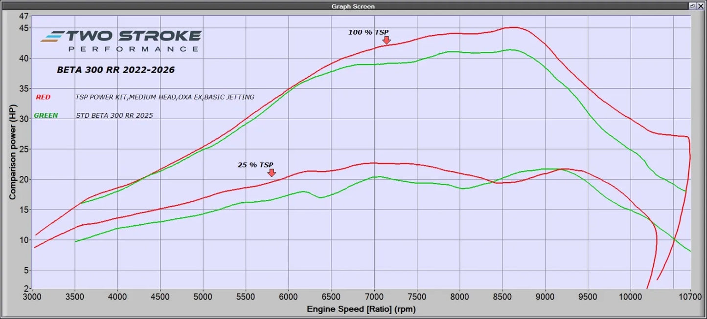 Two stroke performance BETA 300 RR/X-PRO 2022-ON MODELS – TSP BILLET HEAD