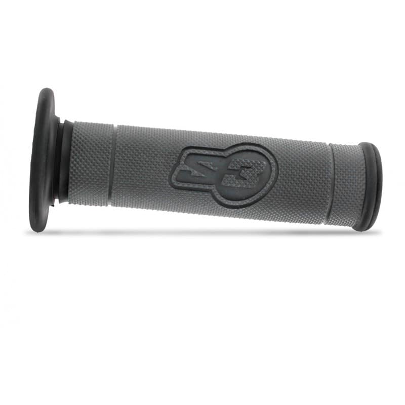 S3 parts Trial Grips 6D Asymmetrical BLACK/GREY