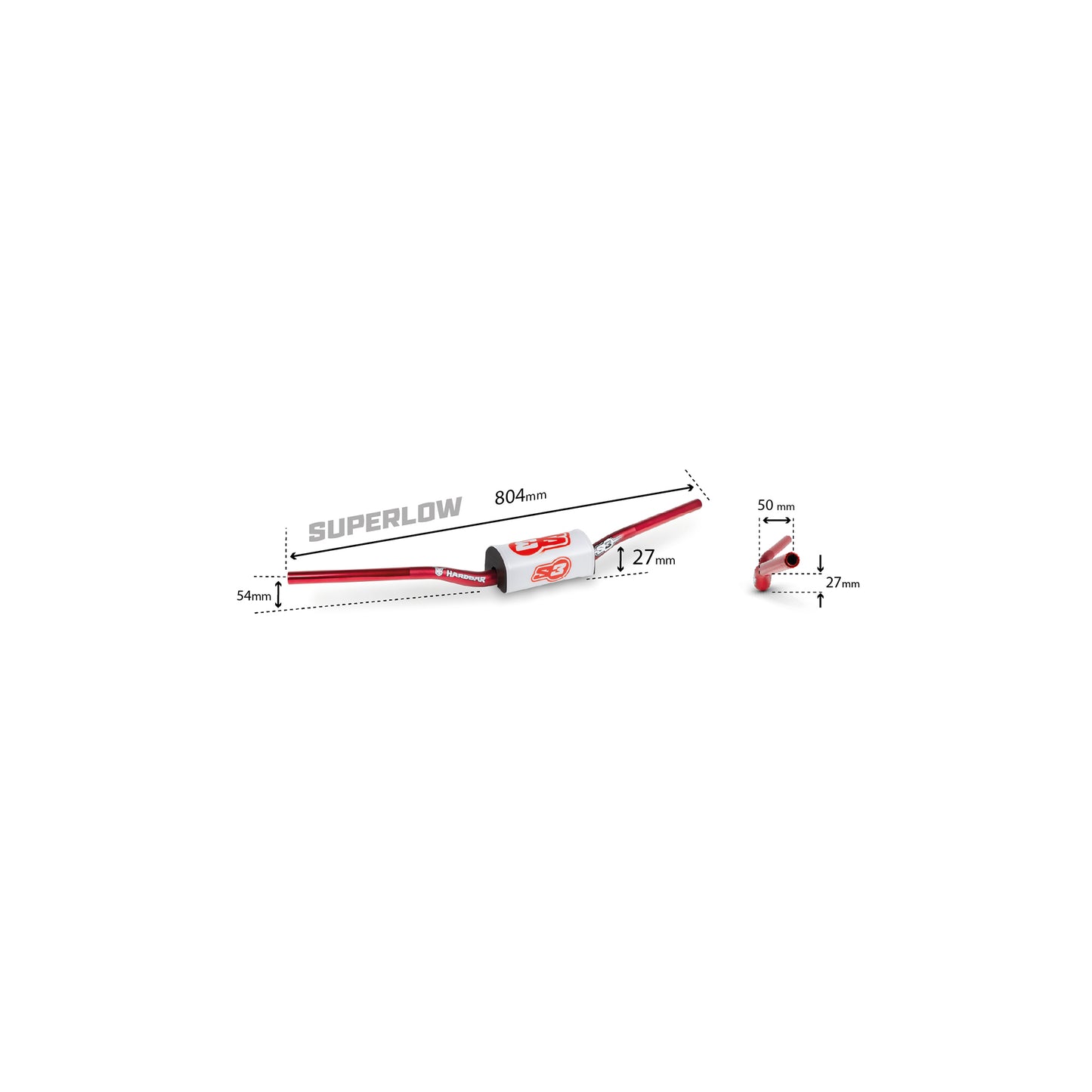 S3 parts – ENDURO HANDLEBAR SUPER LOW 27mm