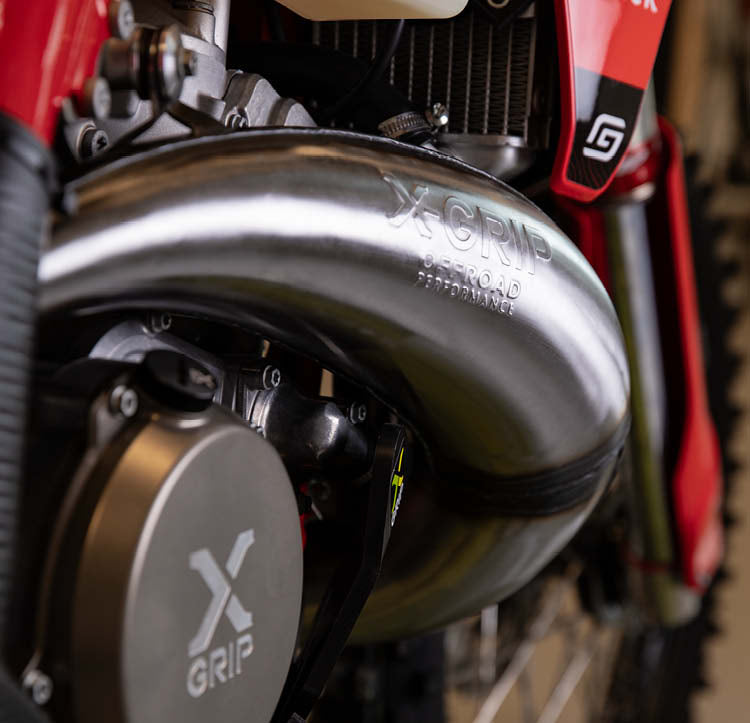 X-GRIP EXHAUST PIPE FACTORY HEADER (pre-order)