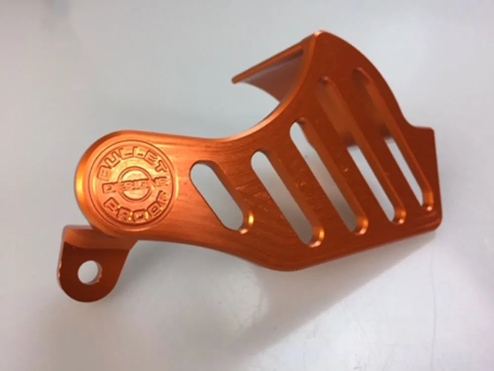 Bullet proof designs REAR BRAKE CALIPER GUARD (KTM, HUSKY, GAS GAS, BETA, SHERCO, YAMAHA, TRIUMPH, STARK)
