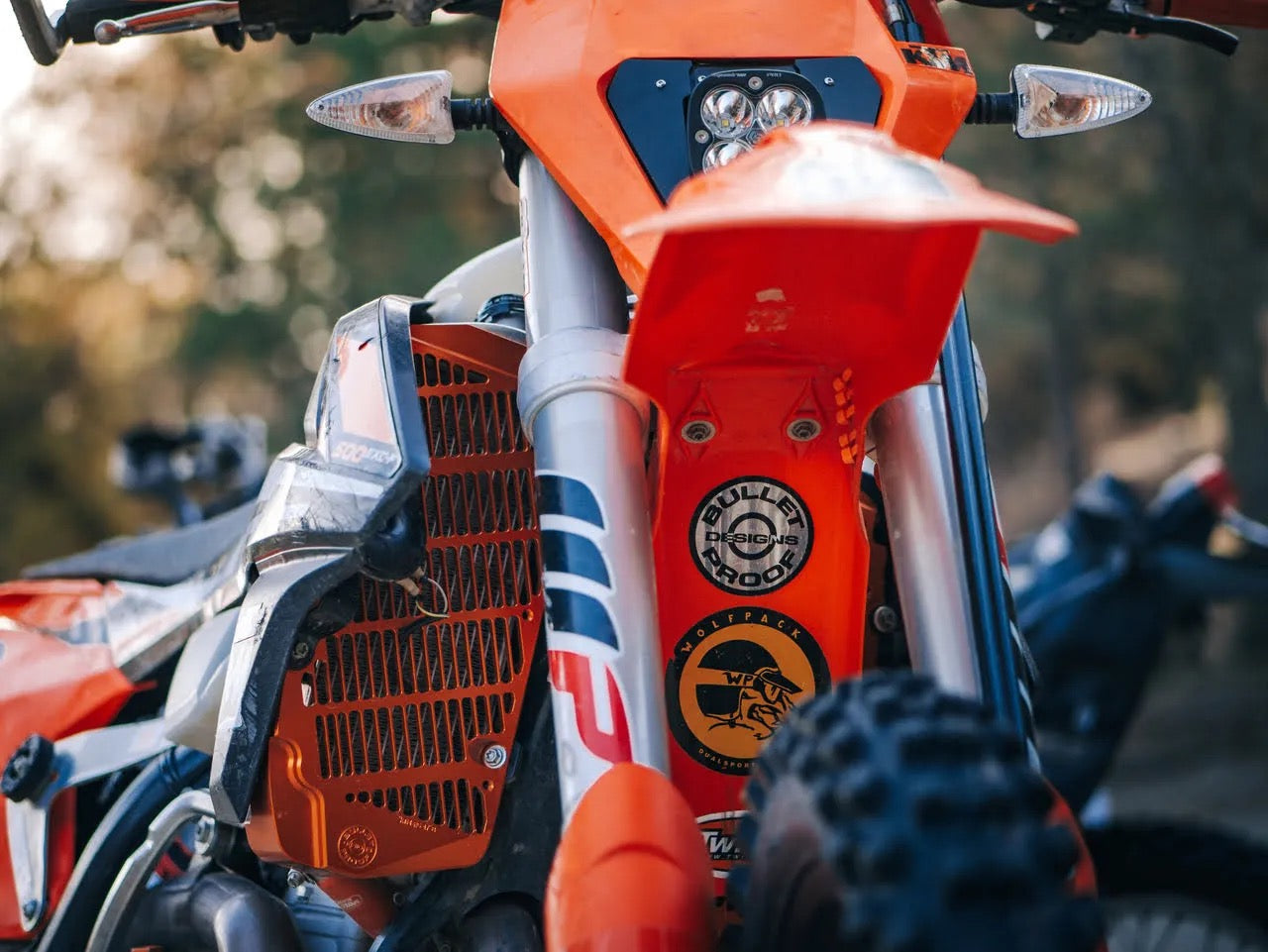 Bullet Proof Designs RADIATOR GUARDS for KTM, Husqvarna Gas Gas 17-25 LIFETIME WARRANTY