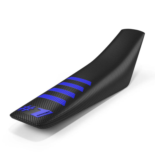 One Gripper Seat Cover RIBBED – Black with Blue Ribs